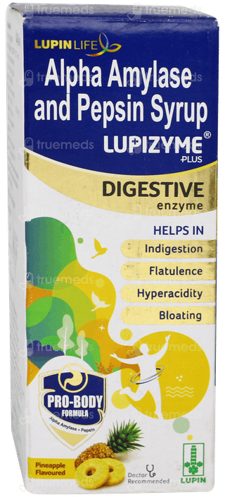 Lupizyme Plus Pineapple Flavour Syrup 200ml