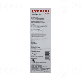 Lycofol No Added Sugar Syrup 200ml