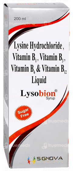 Lysobion Sugar Free Syrup 200ml