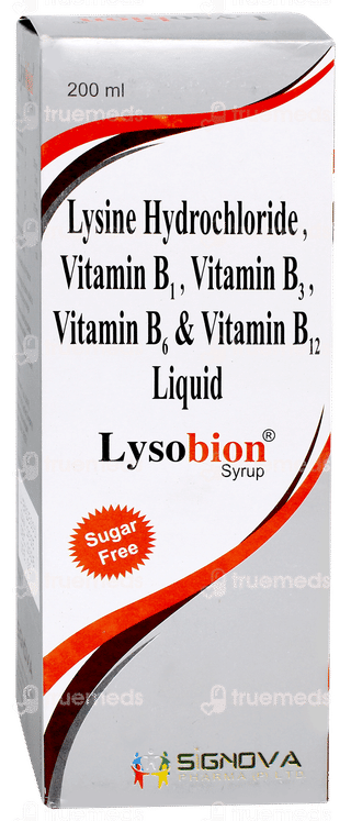 Lysobion Sugar Free Syrup 200ml