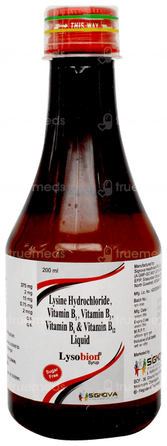 Lysobion Sugar Free Syrup 200ml