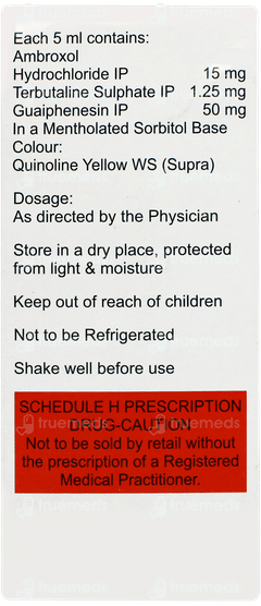M Solvin Lime And Orange Flavour Sugar Free Expectorant 100ml