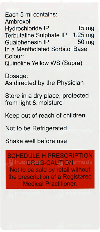 M Solvin Lime And Orange Flavour Sugar Free Expectorant 100ml
