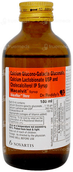 Macalvit Syrup 180ml Macalvit Syrup 180ml