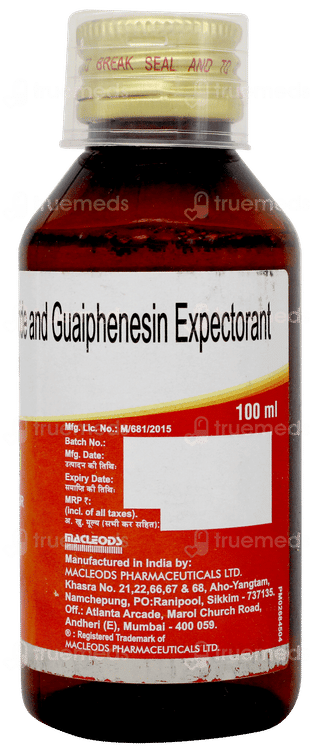 Macbery Levo Sugar Free Expectorant 100ml