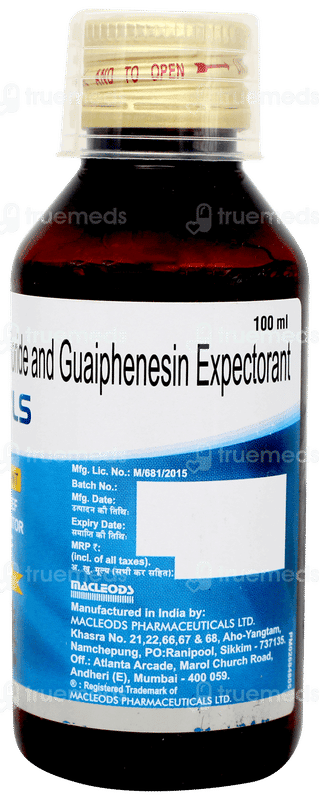 Macbery Ls Sugar Free Expectorant 100ml