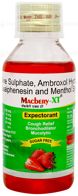Macbery Xt Sugar Free Expectorant 100ml