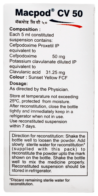 Macpod Cv 50 Suspension 30ml