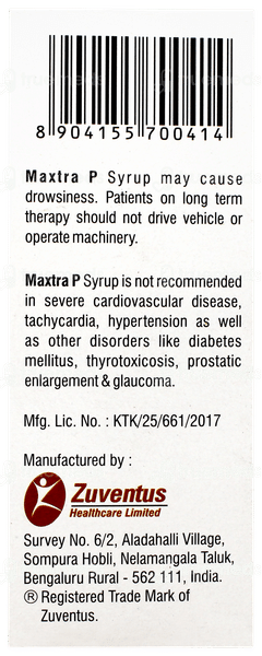 Maxtra P Syrup 60ml Maxtra P Syrup 60ml