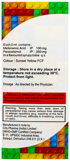 Mefprex P Ds Pineapple Mango Flavour Suspension 60Ml Mefprex P Ds Pineapple Mango Flavour Suspension 60Ml