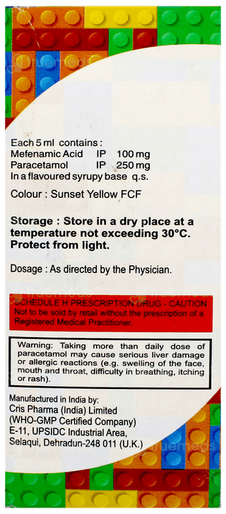 Mefprex P Ds Pineapple Mango Flavour Suspension 60Ml
