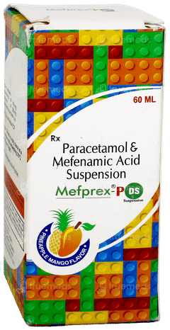 Mefprex P Ds Pineapple Mango Flavour Suspension 60Ml Mefprex P Ds Pineapple Mango Flavour Suspension 60Ml