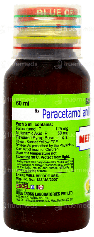 Meftagesic P Mango Flavour Suspension 60ml