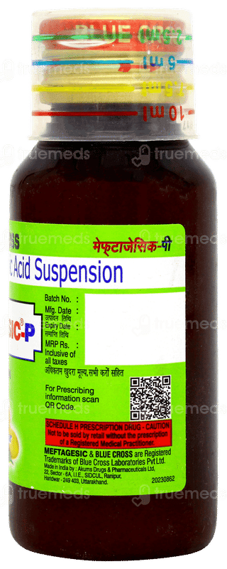 Meftagesic P Mango Flavour Suspension 60ml