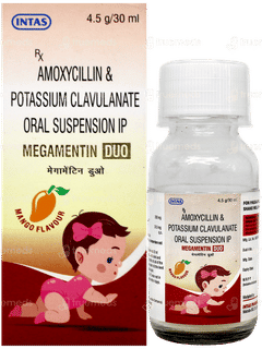 Megamentin Duo Mango Flavour Suspension 30Ml
