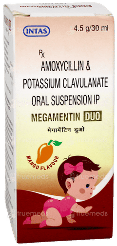 Megamentin Duo Mango Flavour Suspension 30Ml