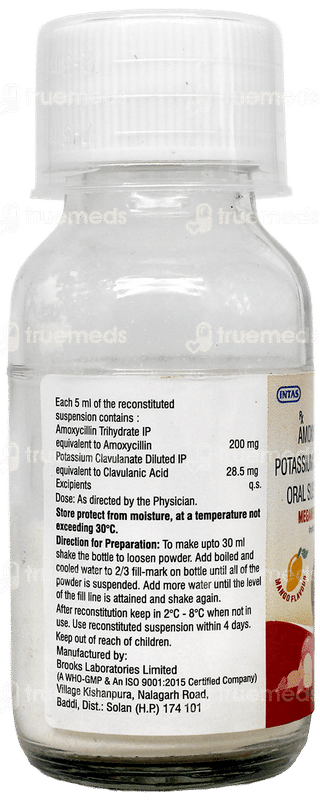 Megamentin Duo Mango Flavour Suspension 30Ml