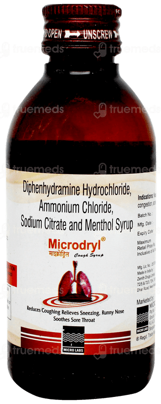 Microdryl Syrup 100ml