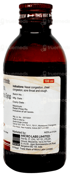 Microdryl Syrup 100ml