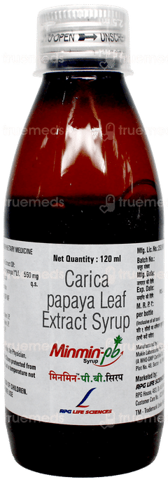 Minmin Pb Syrup 120ml