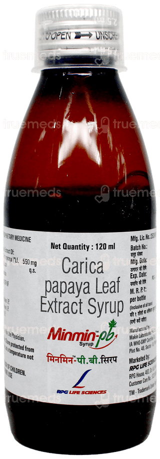 Minmin Pb Syrup 120ml