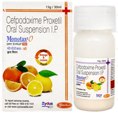 Monotax O 100 Orange & Lemon Flavour Dry Syrup 30ml Monotax O 100 Orange & Lemon Flavour Dry Syrup 30ml