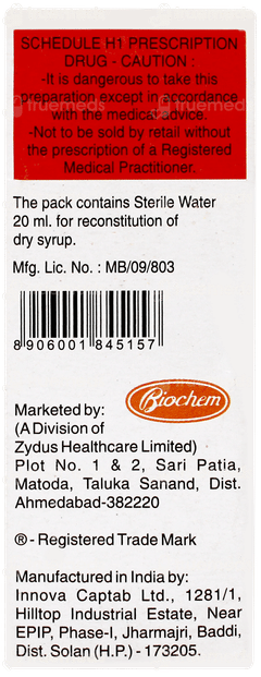Monotax O 100 Orange & Lemon Flavour Dry Syrup 30ml Monotax O 100 Orange & Lemon Flavour Dry Syrup 30ml