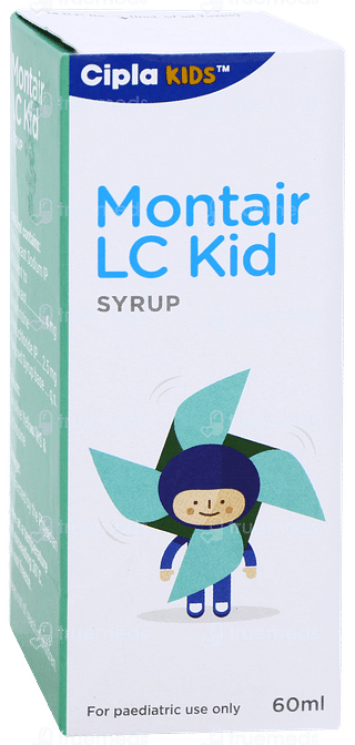 Montair Lc Kid Syrup Dosage For 4 Year Old Montair Lc Kid Syrup 60Ml: Uses, Side Effects, Price & Substitutes