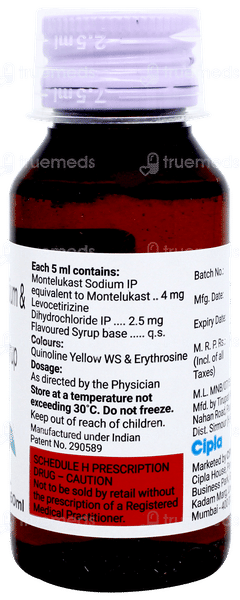 Montair Lc Kid Syrup 60ml