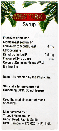 Montas L Mix Fruit Flavour Syrup 60ml Montas L Mix Fruit Flavour Syrup 60ml