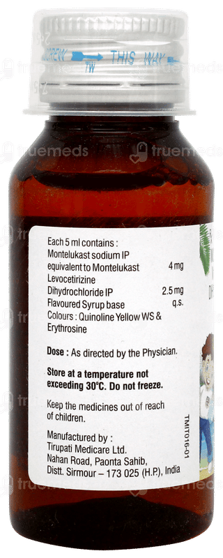 Montas L Mix Fruit Flavour Syrup 60ml