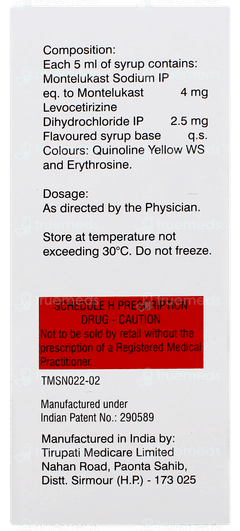 Montek Lc Kid Syrup 60ml