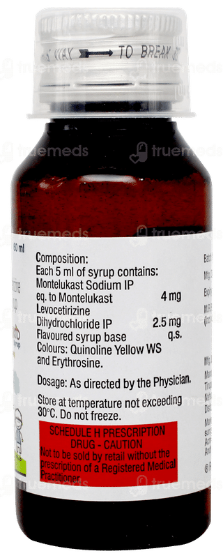 Montek Lc Kid Syrup 60ml