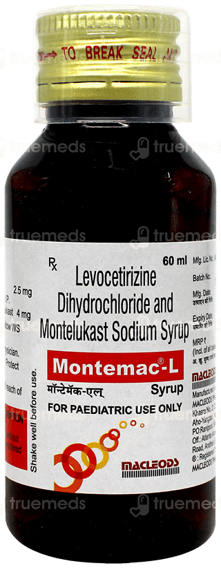 Montemac L Syrup 60Ml: Uses, Side Effects, Price & Substitutes