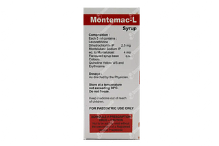 Montemac L 4/2.5 MG Syrup 60 ML