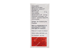 Montina L 4/2.5 MG Syrup 30 ML