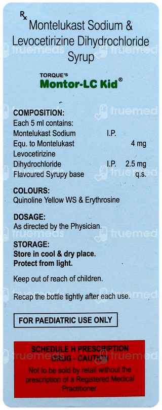 Montor Lc Kid Syrup 60ml