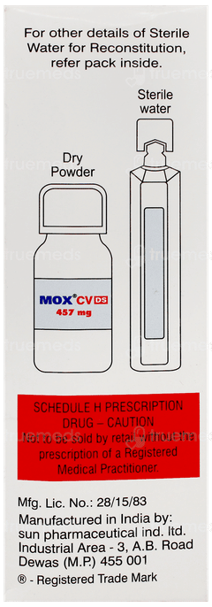 Mox Cv Ds 457Mg Suspension 30Ml Mox Cv Ds 457Mg Suspension 30Ml
