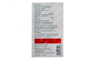 Moxclav Ds 400/57 MG Syrup 30 ML