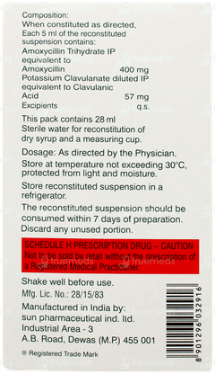 Moxclav Ds Suspension 30ml Moxclav Ds Suspension 30ml