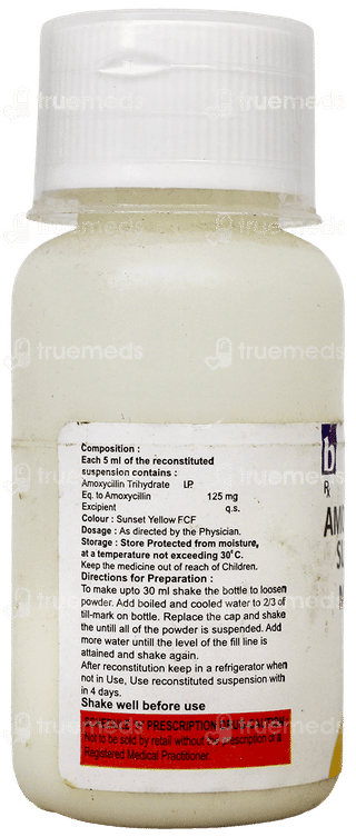 Moxilium 125 Mg Syrup 30 Ml
