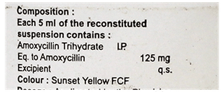 Moxilium 125 Mg Syrup 30 Ml