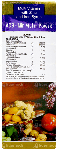 Adb Min Multi Power Multi Vitamin Tonic 200ml