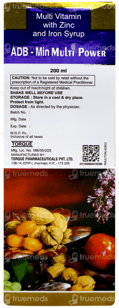 Adb Min Multi Power Multi Vitamin Tonic 200ml