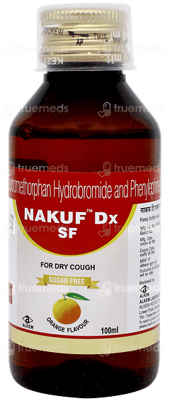 Nakuf Dx Sf Orange Flavour Syrup 100ml