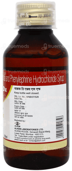 Nakuf Dx Sf Orange Flavour Syrup 100ml