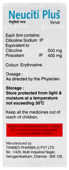 Neuciti Plus Syrup 60ml Neuciti Plus Syrup 60ml