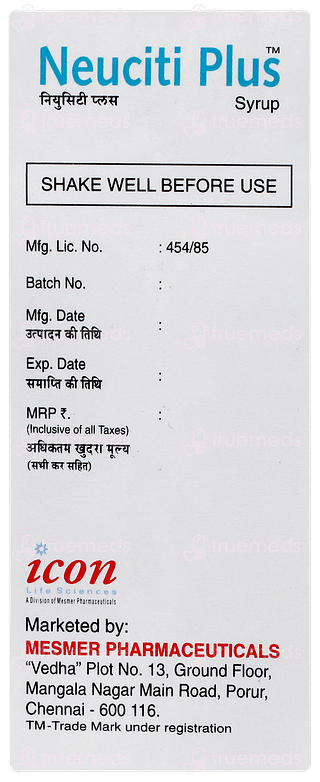 Neuciti Plus Syrup 60ml