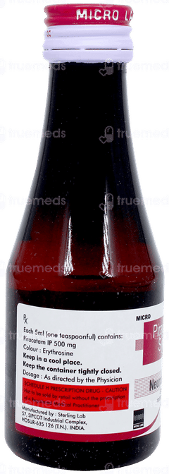 Neurocetam Syrup 100ml Neurocetam Syrup 100ml