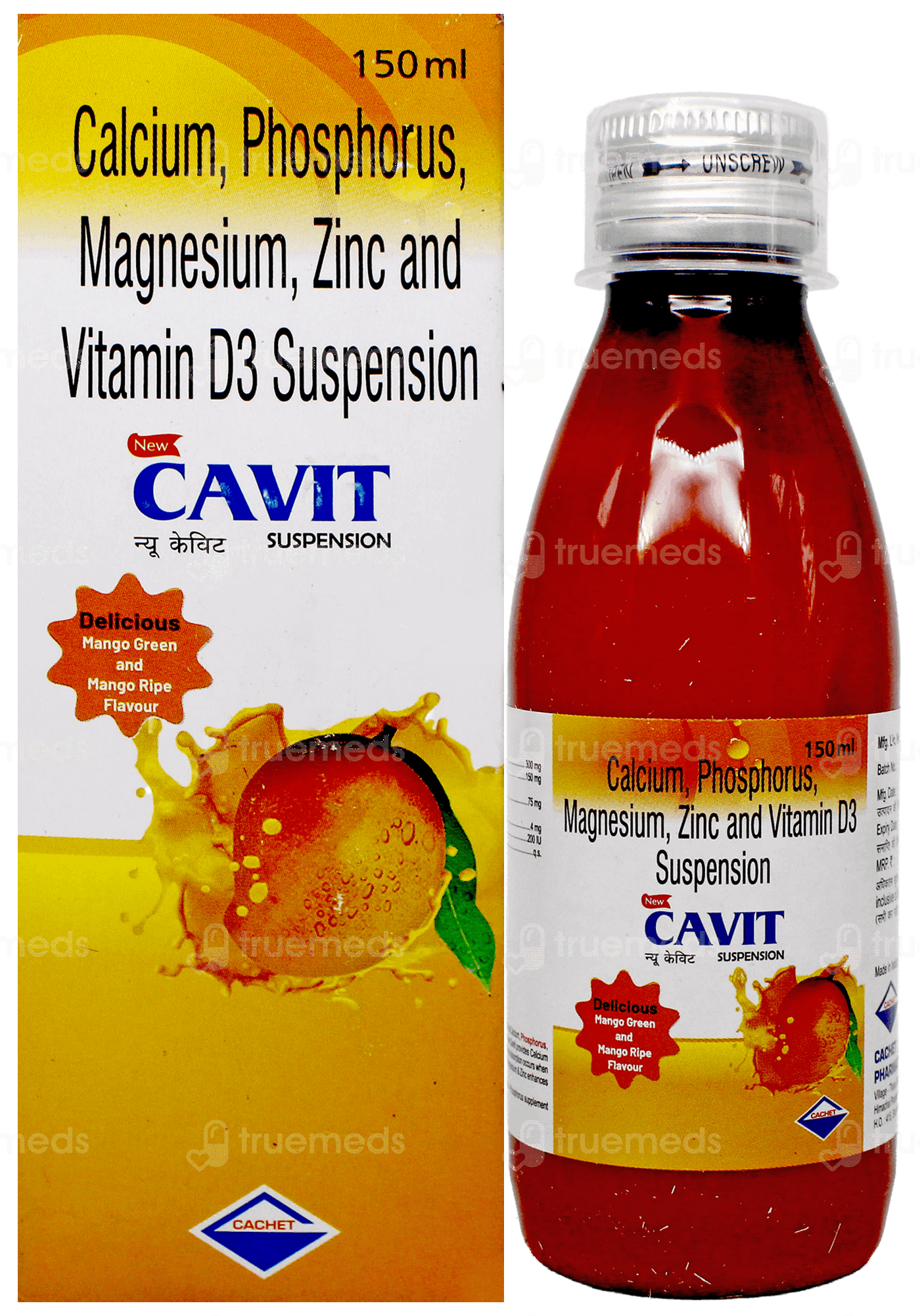 Cavit New Mango Green And Mango Ripe Flavour Suspension 150Ml